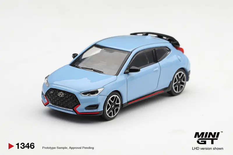 [PRE-ORDER] Mini GT - Hyundai Veloster N Performance Blue - Scala 1/64 MGT01346-L