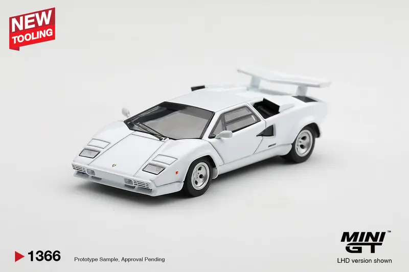 [PRE-ORDER] Mini GT - Lamborghini Countach LP500S Bianco 1982 - Scala 1-64 MGT01366-L