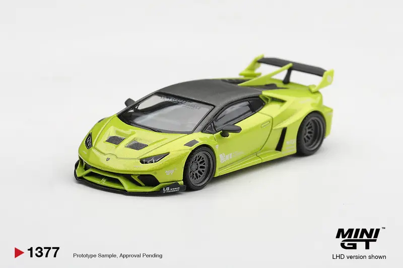 [PRE-ORDER] Mini GT - Lamborghini Huracan LB★WORKS Lime Metallic 2023 - Scala 1/64 MGT01377-L