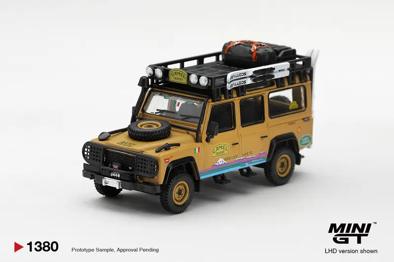 [PRE-ORDER] Mini GT - Land Rover Defender 110 Camel Trophy Team Italy Tierra del Fuego CT024 1998 - Scala 1/64 MGT01380-L