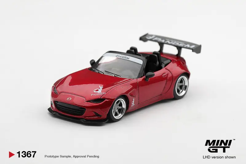 [PRE-ORDER] Mini GT - Mazda Miata MX-5 (ND) Pandem Kodo Red 2015 - Scala 1/64 MGT01367-L