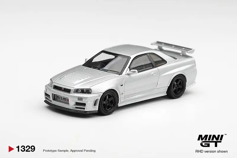 [PRE-ORDER] Mini GT - Nissan NISMO R34GT-R Z-tune Z-Tune Silver 1999 - Scala 1/64 MGT01329-R