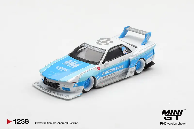 [PRE-ORDER] Mini GT - Nissan Skyline GT-R (R32) LBWK Kaido Works AMOCULTURE 2026 - Scala 1/64 MGT01238-R