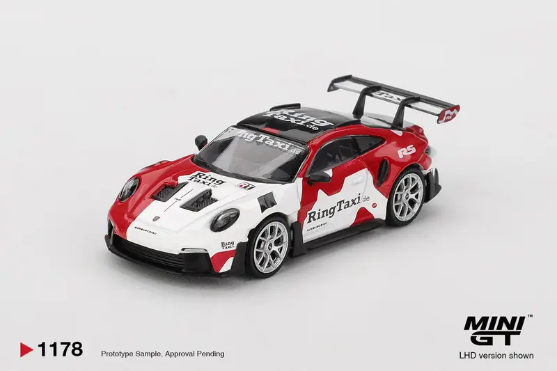 [PRE-ORDER] - Mini GT - Porsche 911(992) GT3 RS Weissach RingTaxi 2025 - Scala 1-64 MGT01178-L