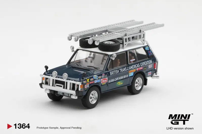 [PRE-ORDER] Mini GT - Range Rover 1971 British Trans-Americas Expedition 1971 - Scala 1/64 MGT01364-L
