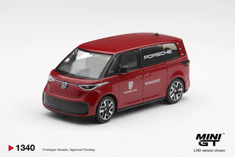 [PRE-ORDER] Mini GT - Volkswagen ID.Buzz Porsche Renndienst Red 2022 - Scala 1/64 MGT01340-L