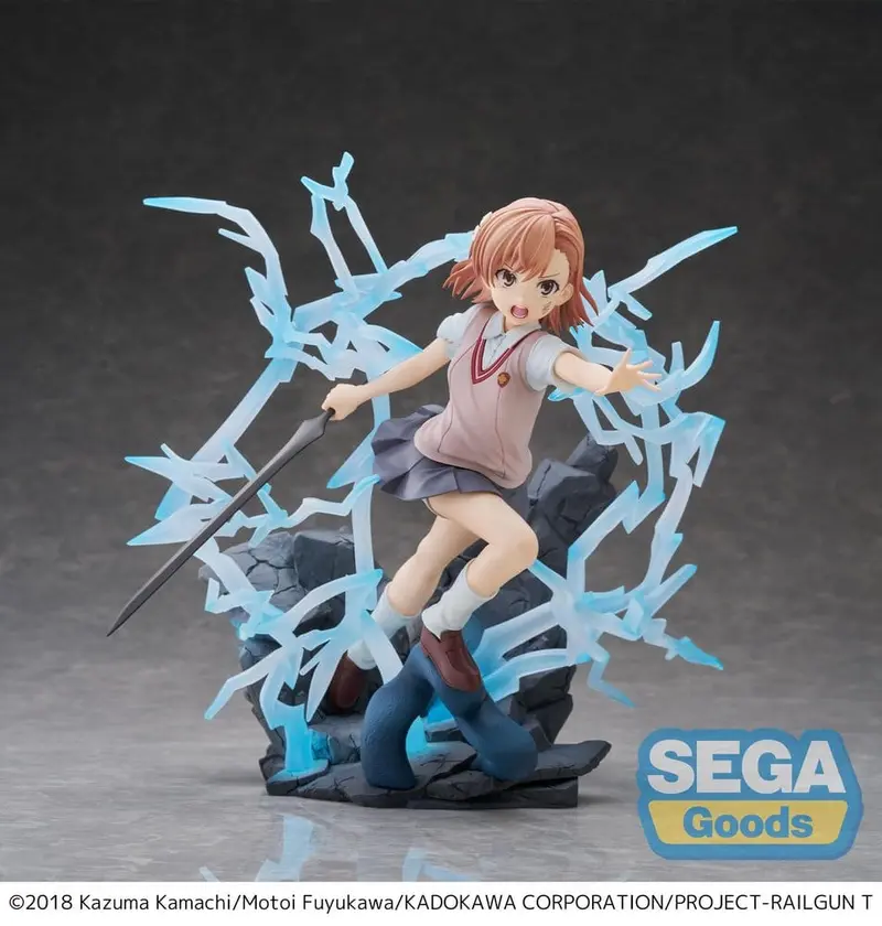 PREORDINE+ 01/2027 A Certain Scientific Railgun T FIGURIZMa PVC Figure Mikoto Misaka 23 cm