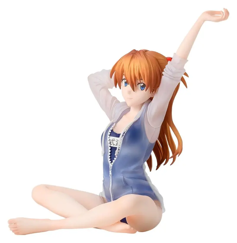 PREORDINE+ 01/2027 Rebuild of Evangelion Yumemirize PVC Figure Asuka Shikinami Langley School Swimsuit Ver. 16 cm