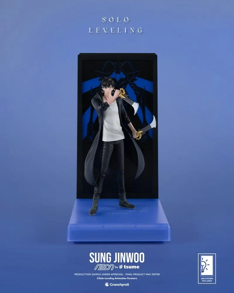 PREORDINE+ 01/2027 Solo Leveling Neon Figure 1/9 Sung Jinwoo 20 cm