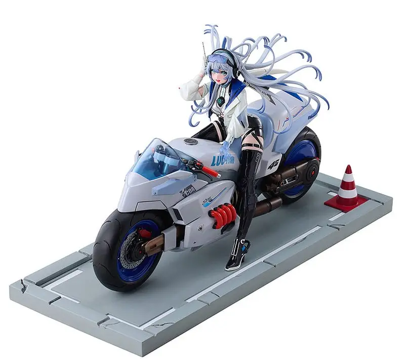 PREORDINE+ 01/2027 Vsinger PVC Statue 1/7 Vsinger Luo Tianyi Retro-Future Storm Driver Ver. 23 cm