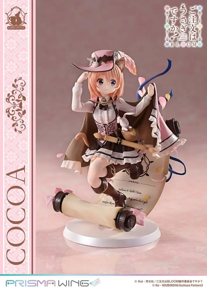 PREORDINE 03/2027 Is the Order a Rabbit? Bloom Prisma Wing PVC Statue 1/7 Cocoa 21 cm