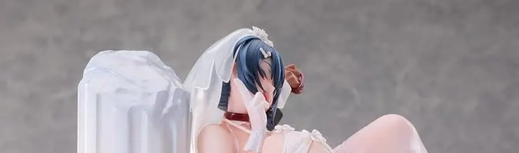 PREORDINE+ 04/2027 Original Character PVC Figure 1/6 Bride Kokomi Illustration by Hyouuma 27 cm (N)