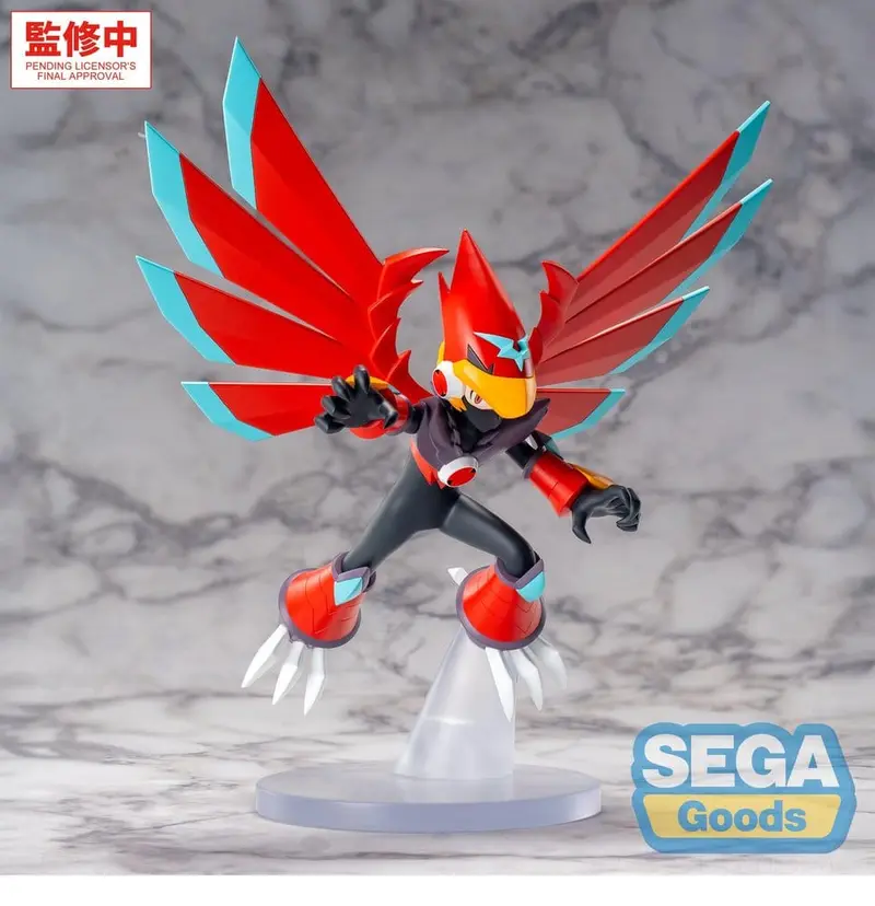 PREORDINE+ 05/2027 Mega Man Battle Network Luminasta PVC Figure Mega Man Falzar Beast 19 cm