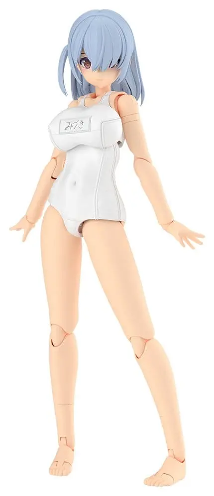 PREORDINE+ 06/2027 Frame Arms Girl Plastic Model Kit Mizuki School Swimsuits White Ver. 16 cm
