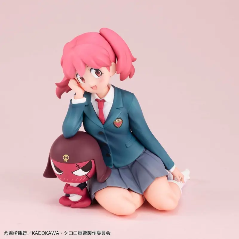 PREORDINE+ 06/2027 Sgt. Frog Melty Princess PVC Figure Natsumi & Giroro Palm Size 9 cm