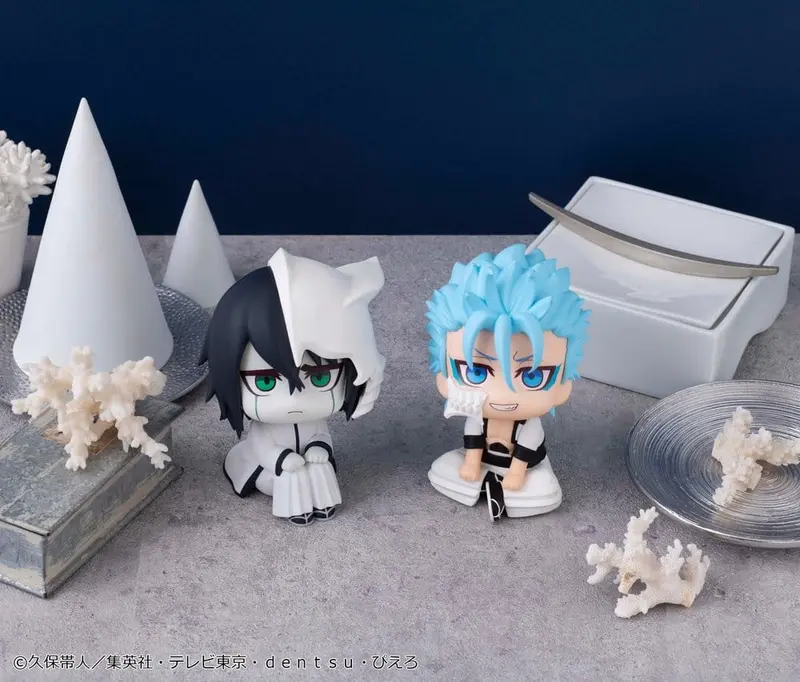 PREORDINE+ 08/2027 Bleach Look Up PVC Figures 2-Pack Ulquiorra Cifer & Grimmjow Jaegerjaquez (with gift) 11 cm