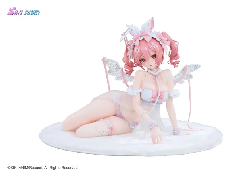PREORDINE+ 10/2027 Original Character PVC Figure 1/4 White Rabbit Rosu Angel Ver. Illustrated by Rosuuri 23 cm