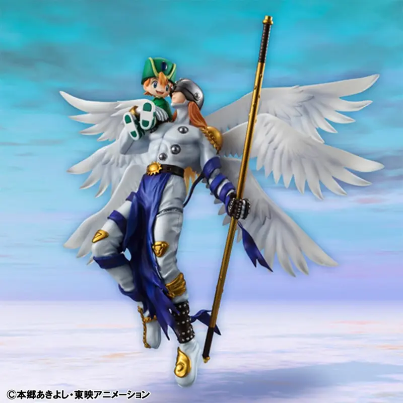 PREORDINE+ 11/2026 Digimon Adventure G.E.M. Series PVC Figure Angemon & Takeru Takaishi 22 cm (Repeat)