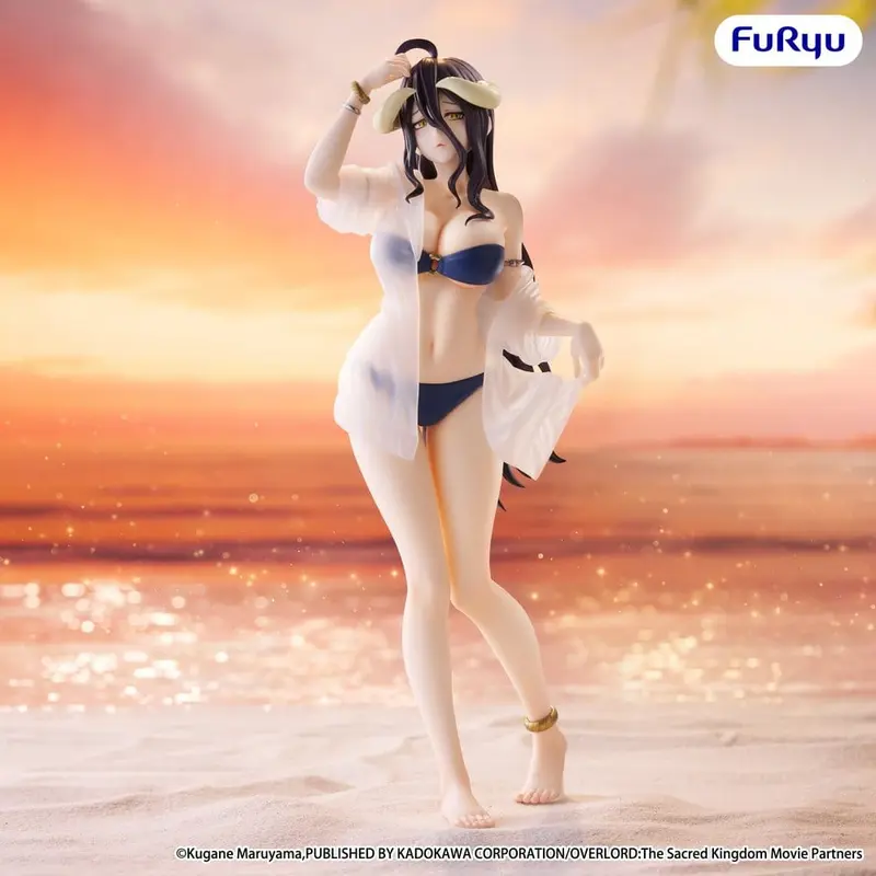 PREORDINE+ 11/2026 Overlord Muchute PVC Figure Albedo aqua Ver. 20.5 cm
