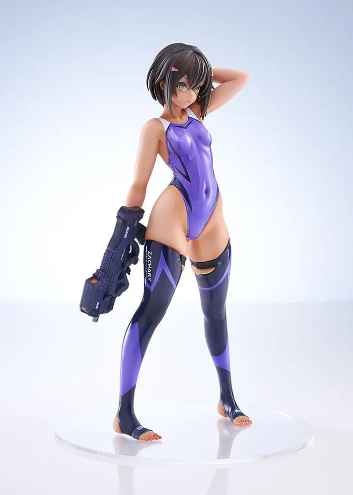 PREORDINE+ 12/2026 Arms Note PVC Figure 1/7 Buchou-chan of the Swimming Club Purple Swimsuit Ver. 22 cm