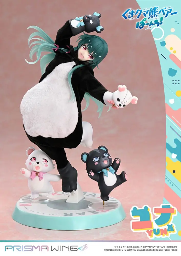 PREORDINE 12/2026 Kuma Kuma Kuma Bear Punch! Prisma Wing PVC Statue 1/7 Yuna 28 cm