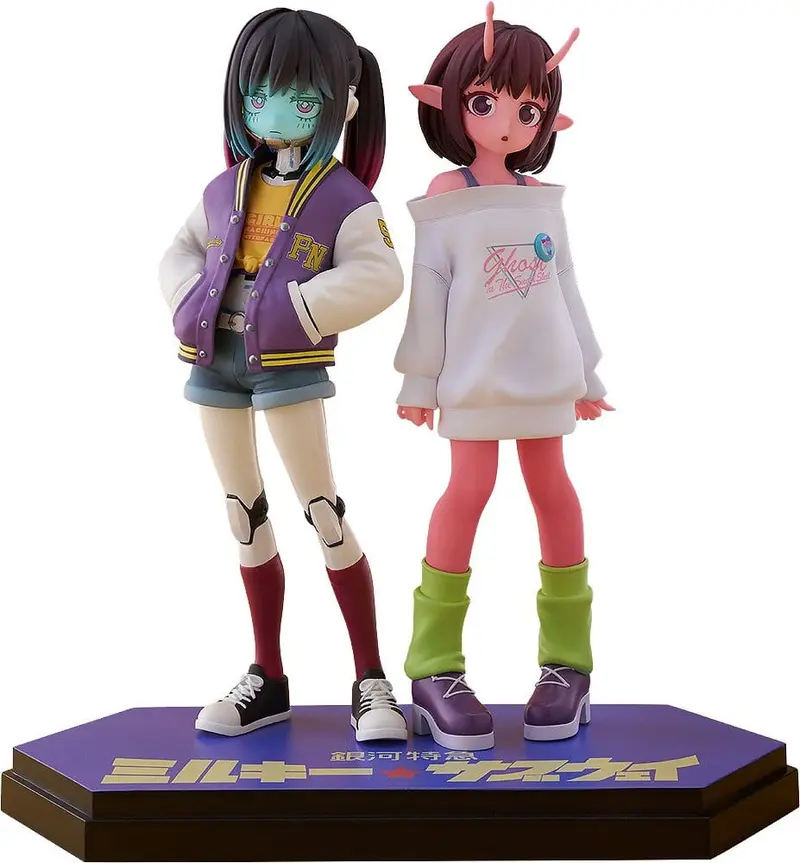 PREORDINE+ 12/2026 Milky Subway The Galactic Limited Express Pop Up Parade PVC Figur Chiharu & Makina 15 cm