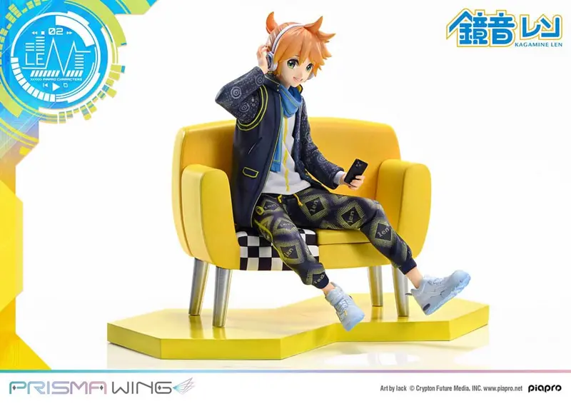 PREORDINE+ 12/2026 Vocaloid Piapro Characters Prisma Wing PVC Statue 1/7 Kagamine Len (Art by lack) 18 cm