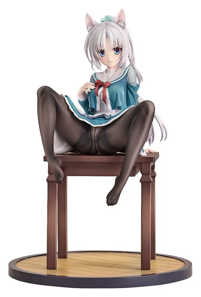 PREORDINE+ 12/2027 Senren*Banka PVC Figure 1/7 Yoshino Tomotake Animal Ears School Uniform Ver. 21 cm