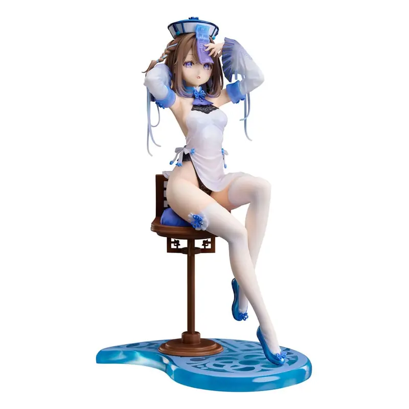 PREORDINE+ CHIUSO 01/2027 Original Character PVC Statue 1/7 Blue jiangshi Illustration by Anmi 21 cm