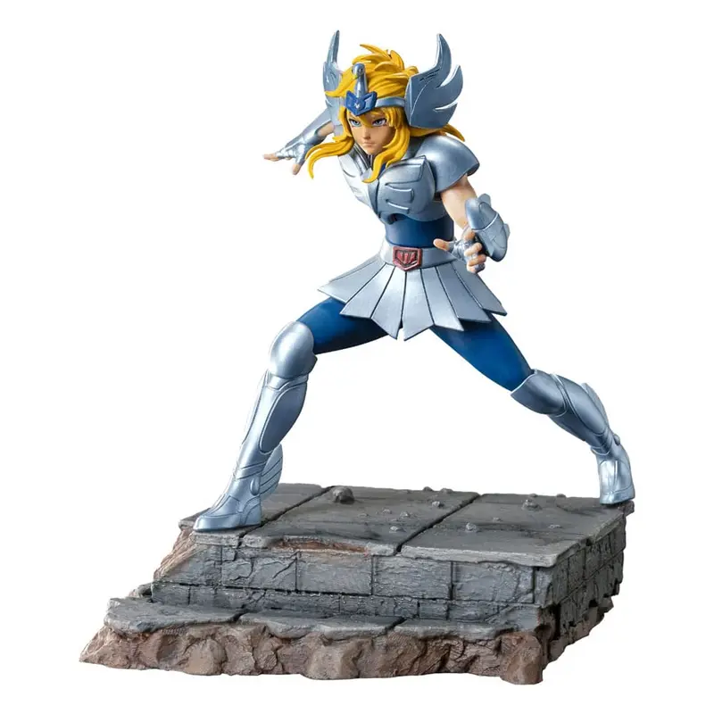 PREORDINE+ CHIUSO 01/2027 Saint Seiya Scale Statue 1/10 Cygnus Hyoga 19 cm