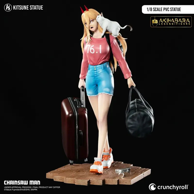 PREORDINE CHIUSO 02/2026 Chainsaw Man PVC Statue 1/8 Power 21 cm