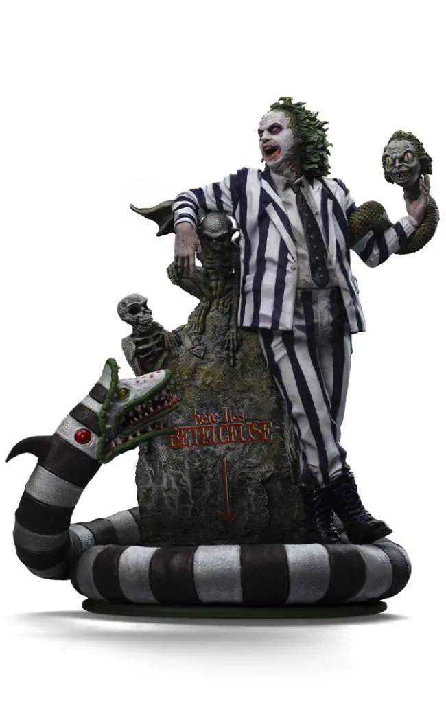 PREORDINE CHIUSO 03/2026 Beetlejuice Art Scale Statue 1/10 Beetlejuice 19 cm