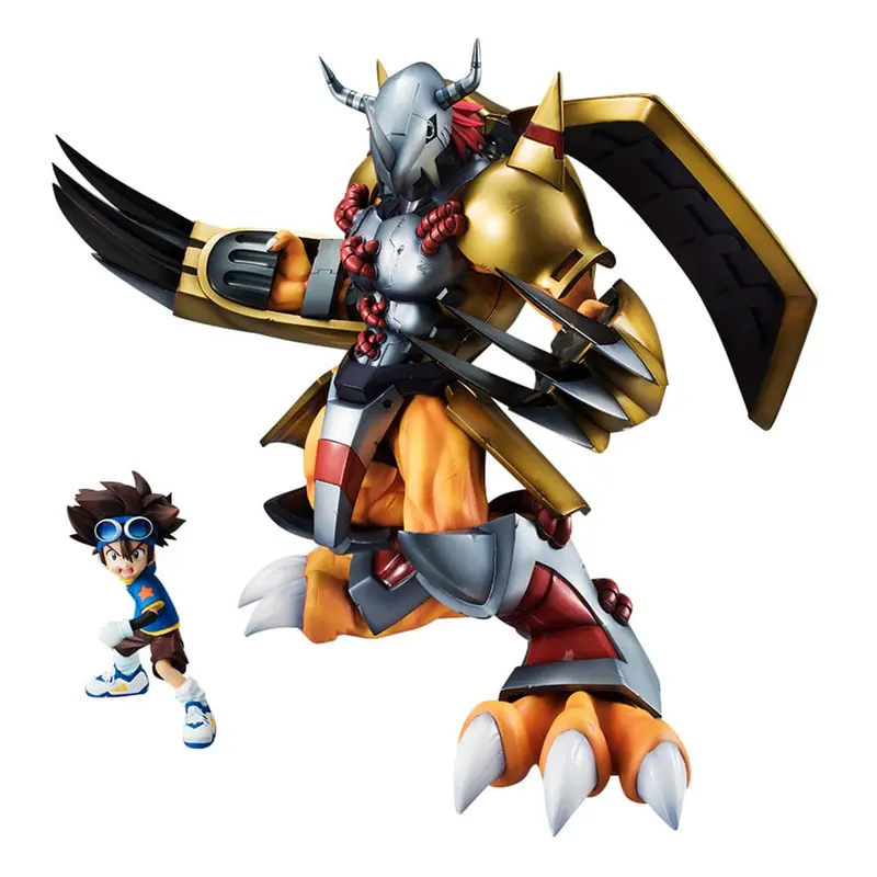 PREORDINE+ CHIUSO 03/2026 Digimon Adventure Precious G.E.M. Series PVC Statue Wargreymon & Taichi Yagami 25 cm