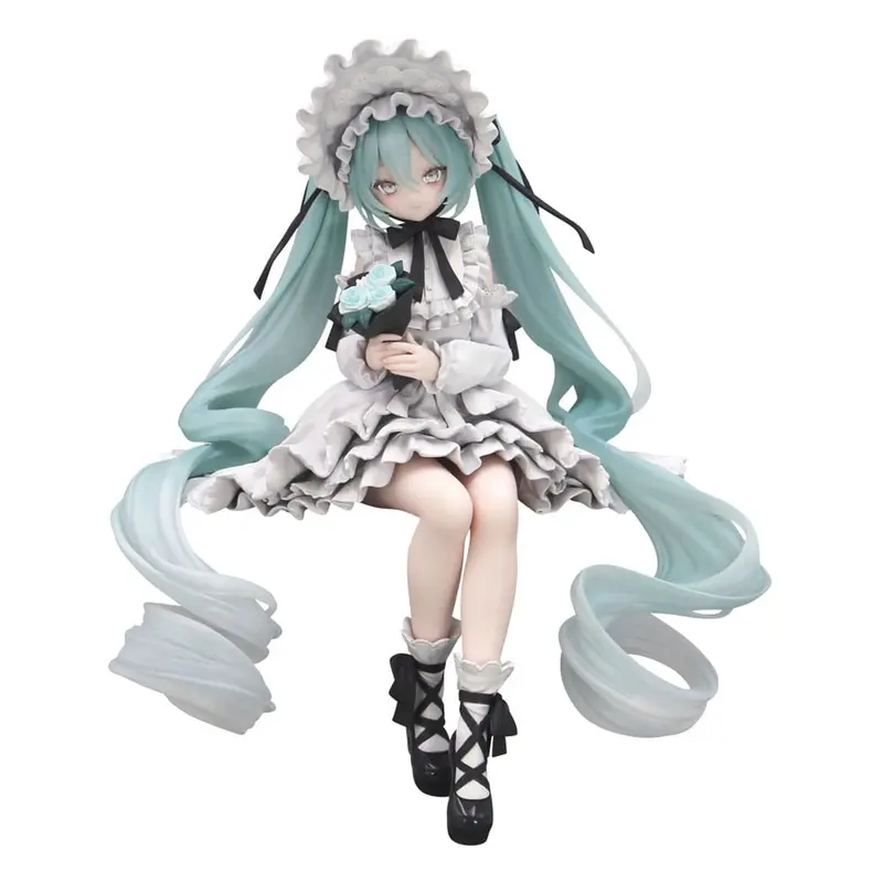 PREORDINE+ CHIUSO 03/2026 Hatsune Miku Noodle Stopper PVC Statue Vintage Doll Style 15 cm
