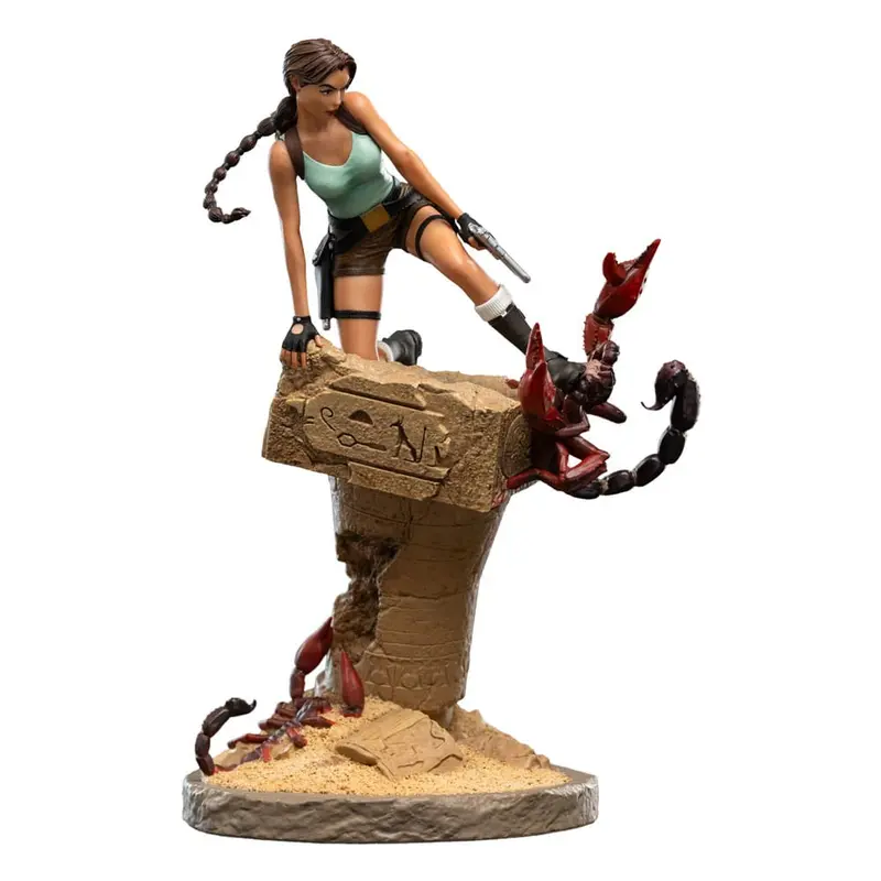 PREORDINE+ CHIUSO 03/2026 Tomb Raider Mini Statue Lara Croft