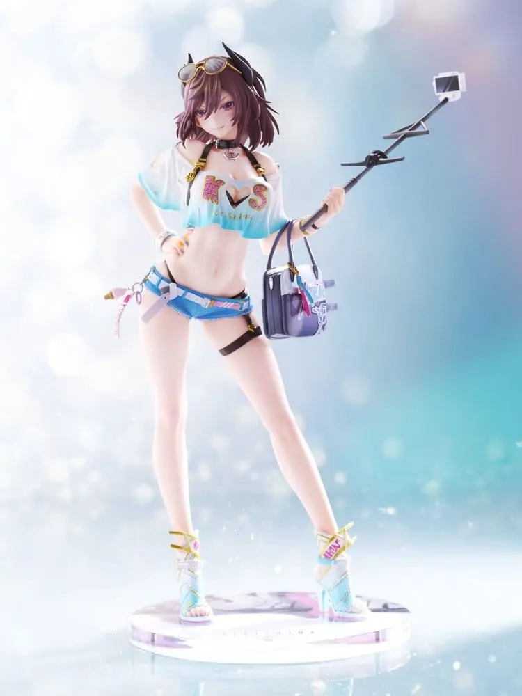 PREORDINE+ CHIUSO 03/2027 Azur Lane PVC Figure 1/7 Kirishima Bravely Summer TF edition 28 cm