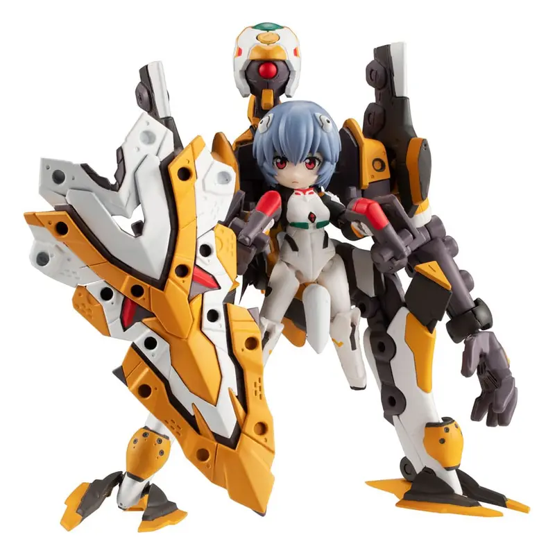 PREORDINE+ CHIUSO 04/2026 Evangelion Desktop Army Figures Ayanami Rei & Evangelion No. 0 (Kai) 15 cm