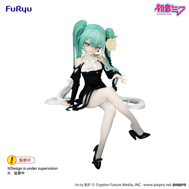 PREORDINE+ CHIUSO 04/2026 Hatsune Miku Noodle Stopper PVC Statue Flower Fairy White Rose 14 cm