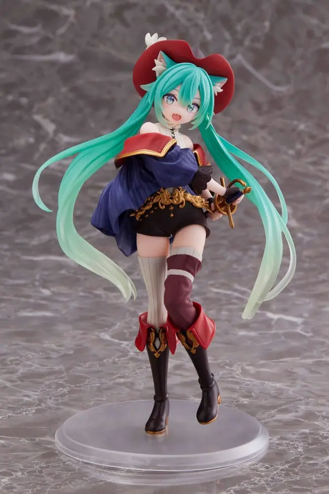 PREORDINE+ CHIUSO 04/2026 Hatsune Miku PVC Statue Hatsune Miku Wonderland Puss in Boots 18 cm