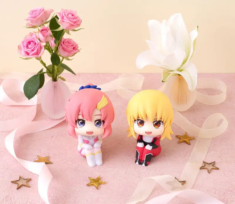PREORDINE+ CHIUSO 04/2026 Mobile Suit Gundam Seed Freedom Look Up PVC Statue Lacus Clyne & Cagalli Yula Athha (with gift) 11 cm