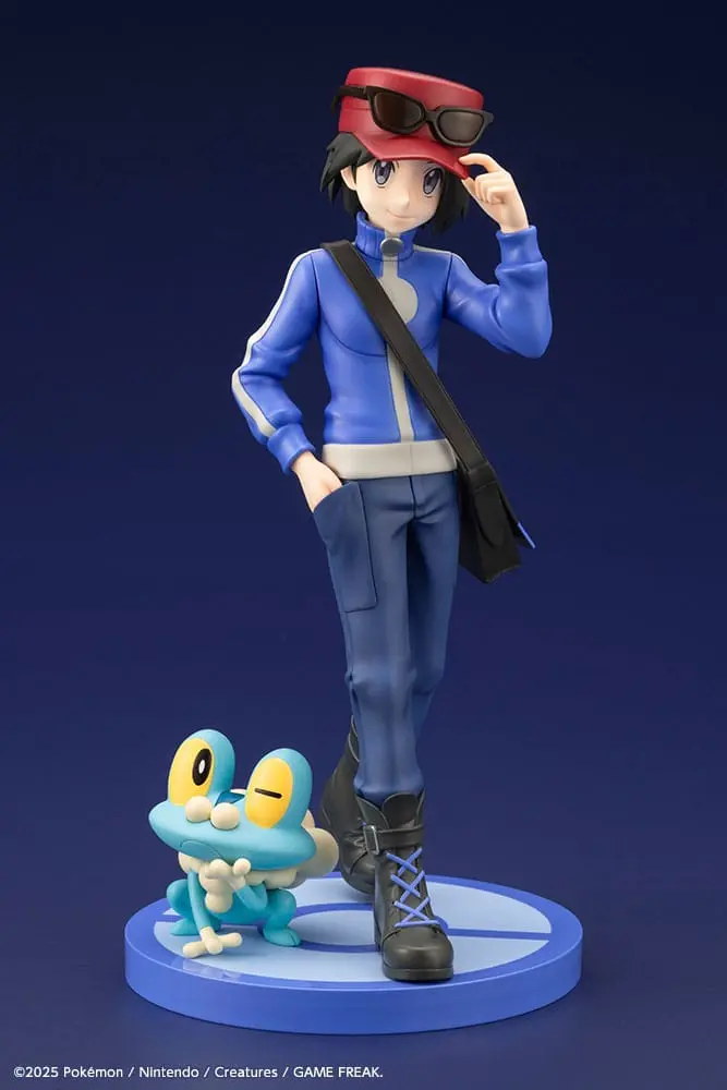 PREORDINE+ CHIUSO 04/2026 Pokémon ARTFXJ Statue 1/8 Calem & Froakie 20 cm