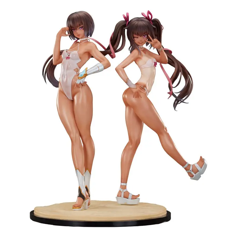 PREORDINE CHIUSO 04/2026 Taimanin RPG Set of 2 PVC Statue 1/6 Adult Yukikaze and Young Yukikaze Swimsuits Ver. 28 cm