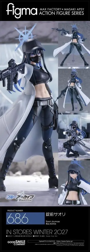 PREORDINE+ CHIUSO 04/2027 Blue Archive Figma Action Figure Saori Joumae 17 cm