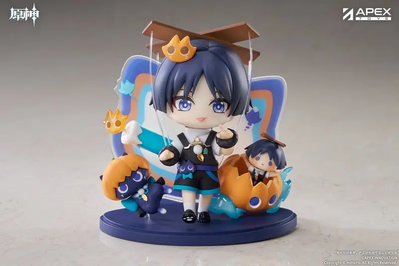 PREORDINE+ CHIUSO 04/2027 Genshin Impact You Ye Qi Xiang Series Chibi Chara PVC Statue Wanderer 10 cm