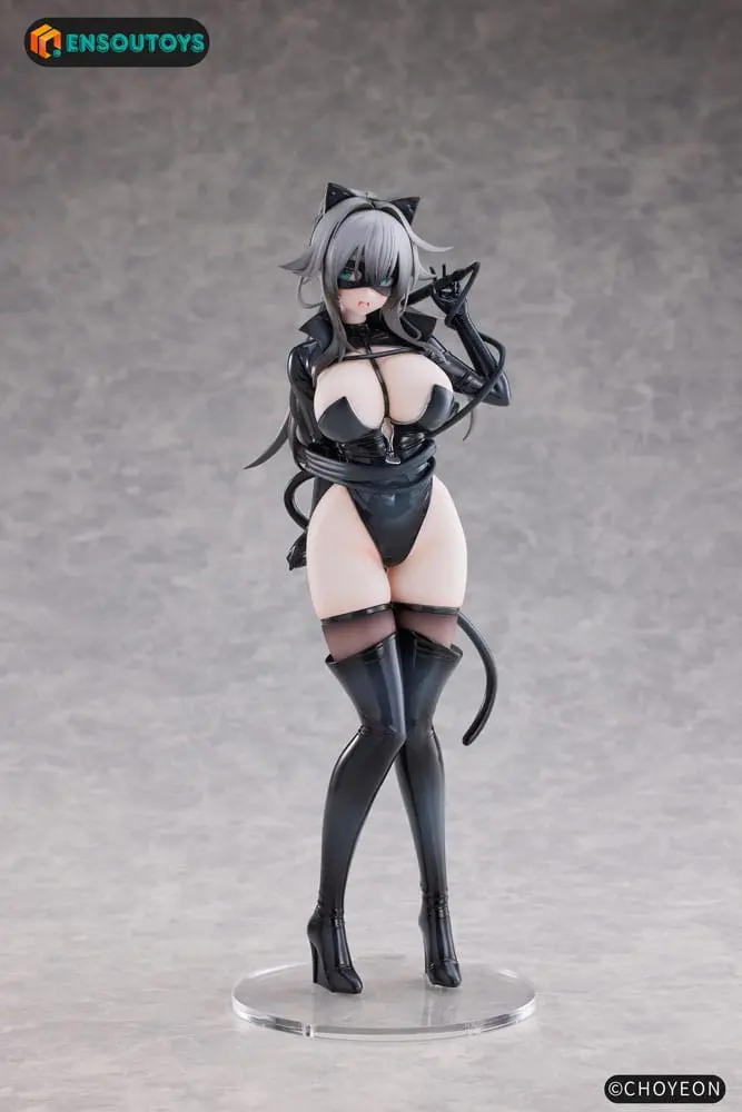 PREORDINE+ CHIUSO 05/2026 K Pring Original Character Statue 1/6 Cat Woman Happy-chan Different Color Edition 27 cm