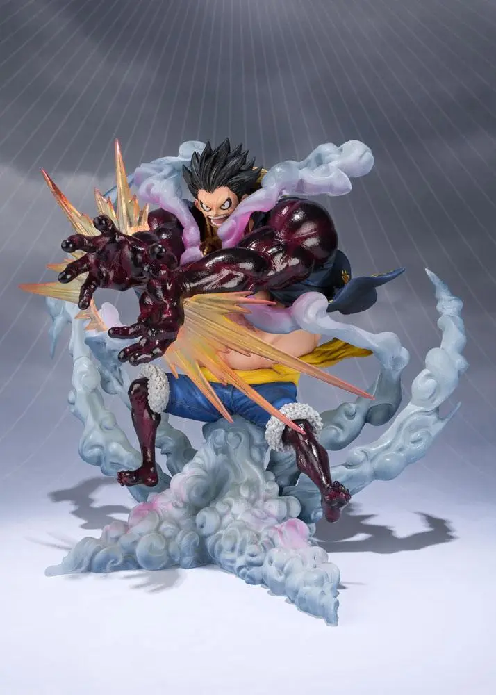 PREORDINE+ CHIUSO 05/2026 One Piece FiguartsZERO PVC Statue Monkey D. Luffy Gear 4 Leo Bazooka Reissue 18 cm