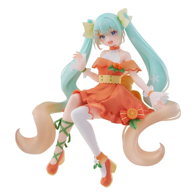 PREORDINE+ CHIUSO 06/2026 Hatsune Miku Noodle Stopper PVC Statue Flower Hatsune Miku Citrus Ver. 14 cm