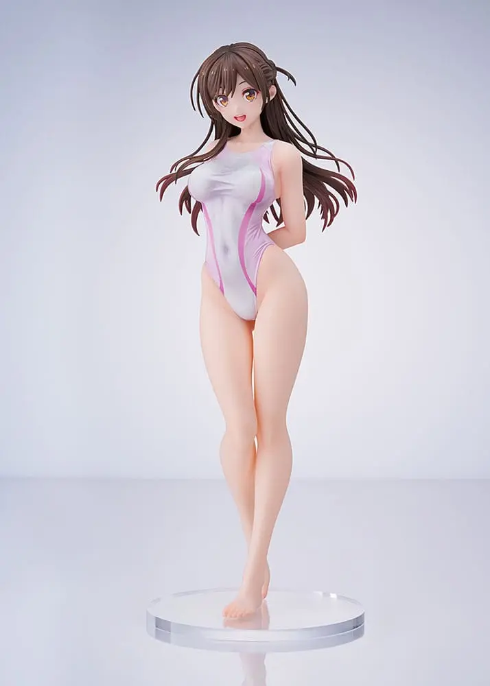PREORDINE+ CHIUSO 06/2026 Rent-a-Girlfriend PVC Statue 1/7 Chizuru Mizuhara Pink Line Swimwear Ver. 25 cm