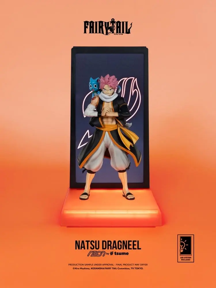 PREORDINE+ CHIUSO 07/2026 Fairy Tail Neon Figure 1/9 Natsu Dragneel 25 cm