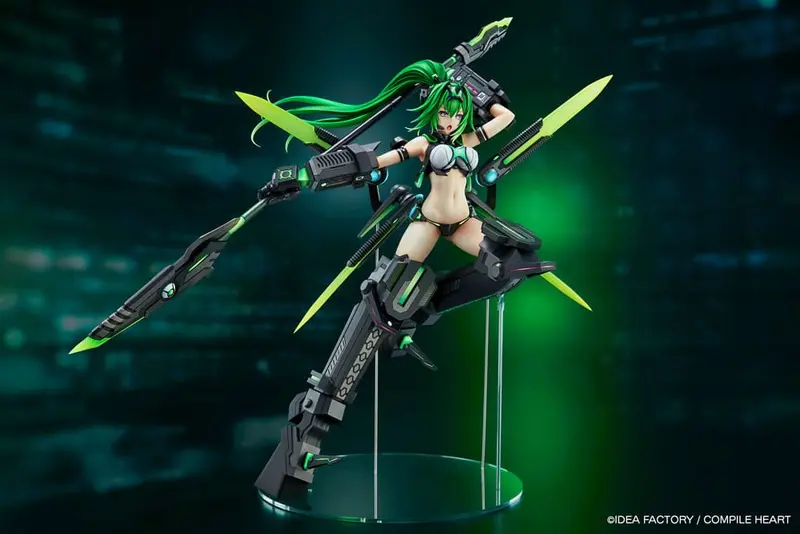PREORDINE+ CHIUSO 07/2026 New Dimension Game Neptunia VII PVC Statue 1/7 Next Green 38 cm